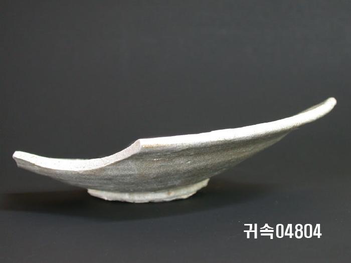 朝鮮 純白磁 楪匙 片 이미지