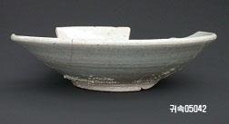 朝鮮 純白磁 楪匙 이미지