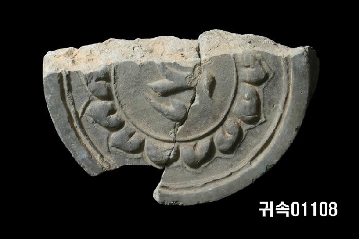 梵字文圓瓦當 이미지
