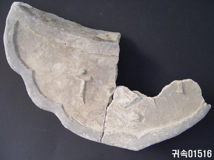 梵字文平瓦當 이미지