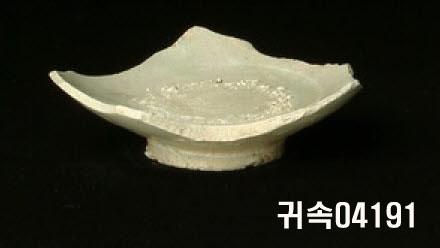 朝鮮 純白磁 鉢 底部片 이미지