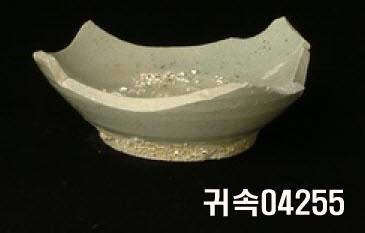朝鮮 純白磁 鉢 底部片 이미지