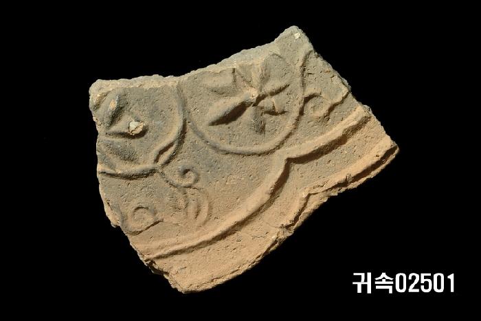 花文平瓦當 이미지