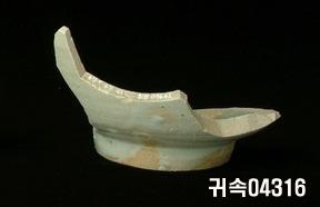 朝鮮 純白磁 鉢 底部片 이미지
