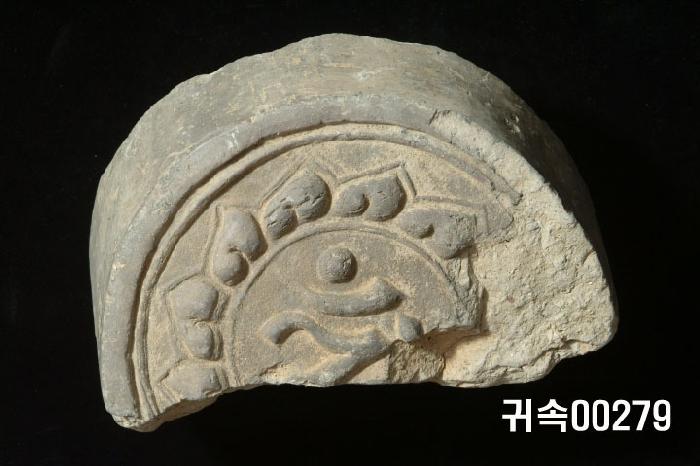 梵字文圓瓦當 이미지