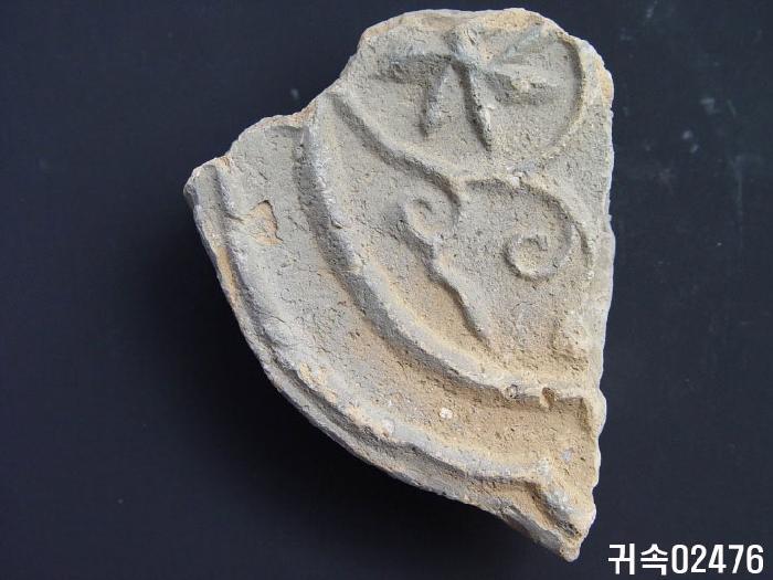 花文平瓦當 이미지