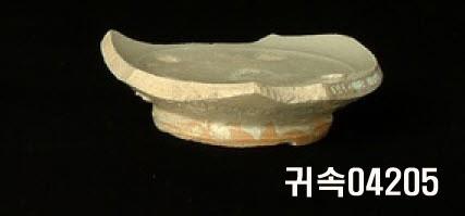 朝鮮 純白磁 鉢 底部片 이미지