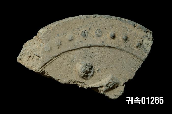 梵字文圓瓦當 이미지