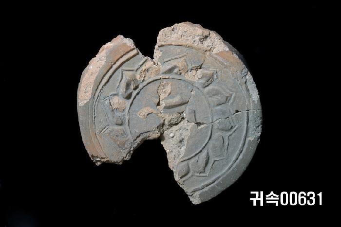 梵字文圓瓦當 이미지