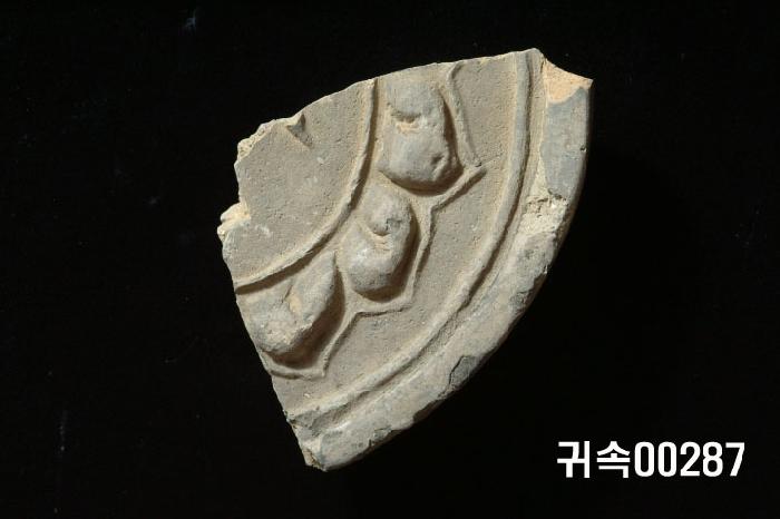 梵字文圓瓦當 이미지