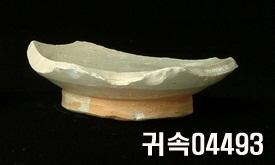 朝鮮 純白磁 鉢 底部片 이미지