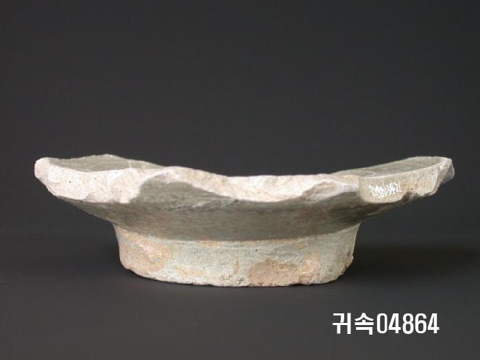 朝鮮 純白磁  접시底部片 이미지