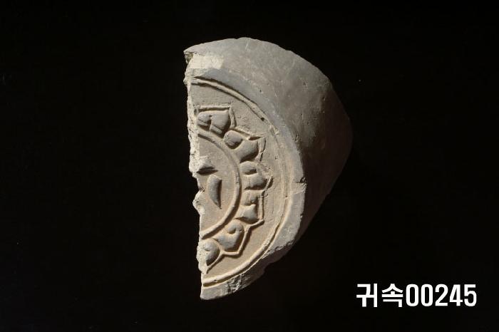 梵字文圓瓦當 이미지