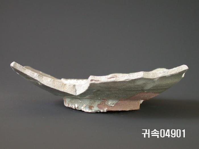 朝鮮 純白磁 鉢 底部片 이미지