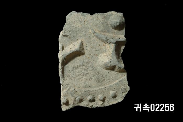 梵字文平瓦當 이미지