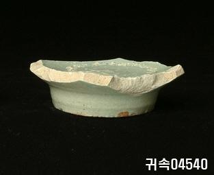 朝鮮 純白磁 鉢 底部片 이미지