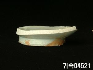 朝鮮 純白磁 鉢 底部片 이미지