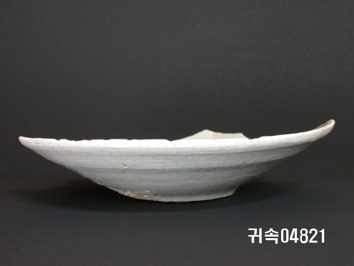 朝鮮 純白磁  楪匙 片 이미지