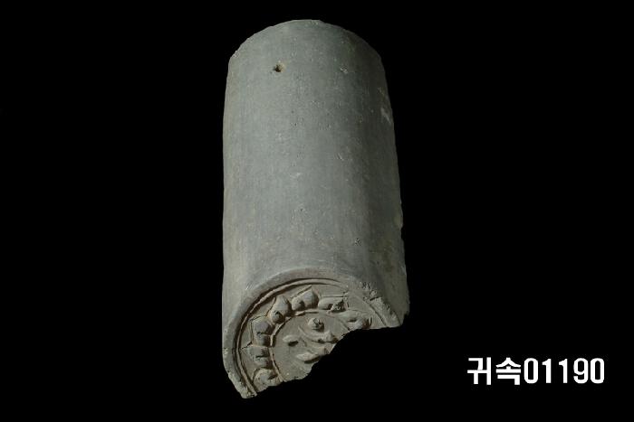 梵字文圓瓦當 이미지