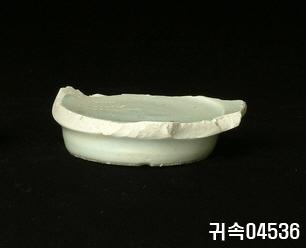 朝鮮 純白磁 鉢 底部片 이미지