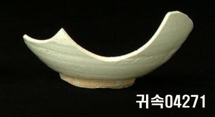 朝鮮 純白磁 鉢 底部片 이미지