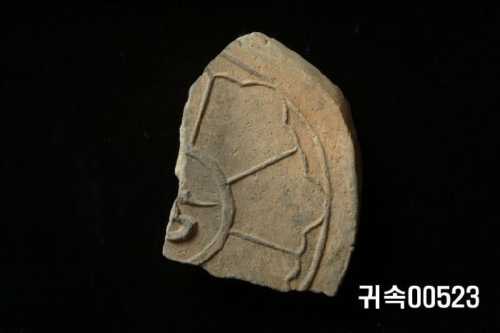 梵字文圓瓦當 이미지