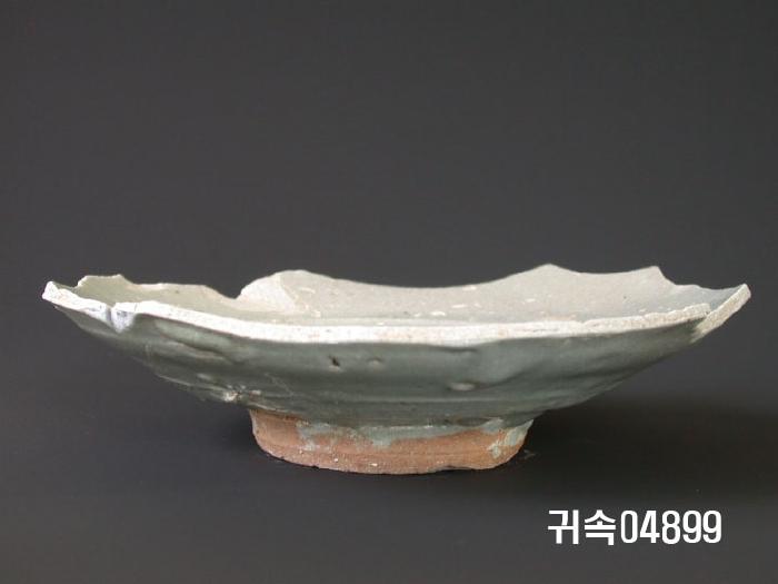 朝鮮 純白磁 鉢 底部片 이미지