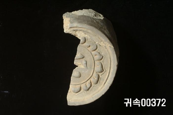 梵字文圓瓦當 이미지