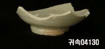朝鮮 純白磁 鉢 底部片 이미지