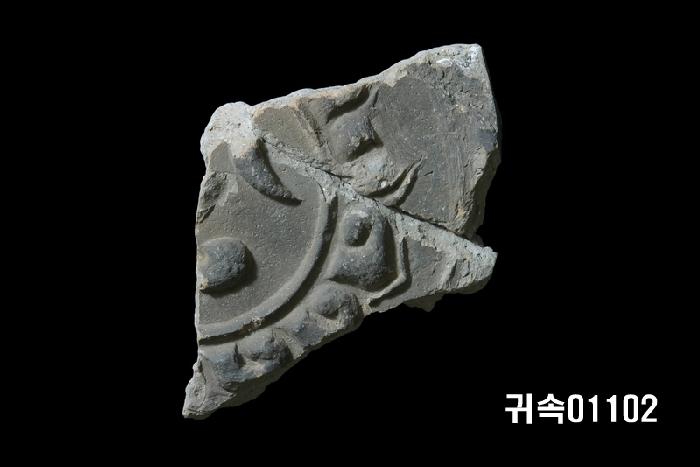 梵字文圓瓦當 이미지