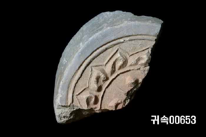 梵字文圓瓦當 이미지