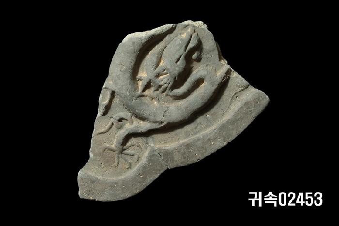 龍文平瓦當 이미지