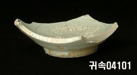 朝鮮 純白磁 鉢 底部片 이미지