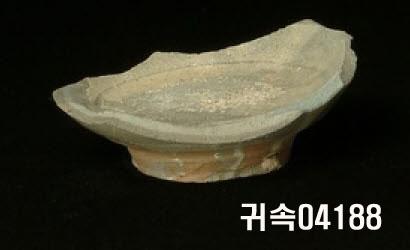 朝鮮 純白磁 鉢 底部片 이미지