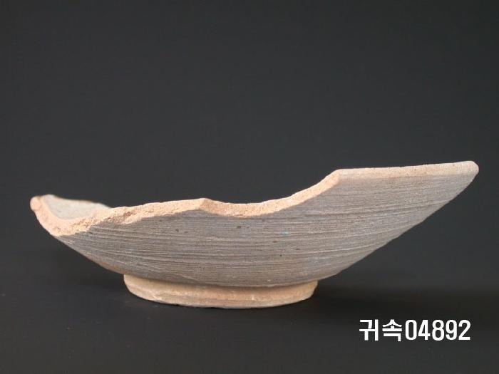 朝鮮 純白磁 楪匙 片 이미지