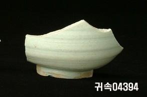 朝鮮 純白磁 鉢 底部片 이미지