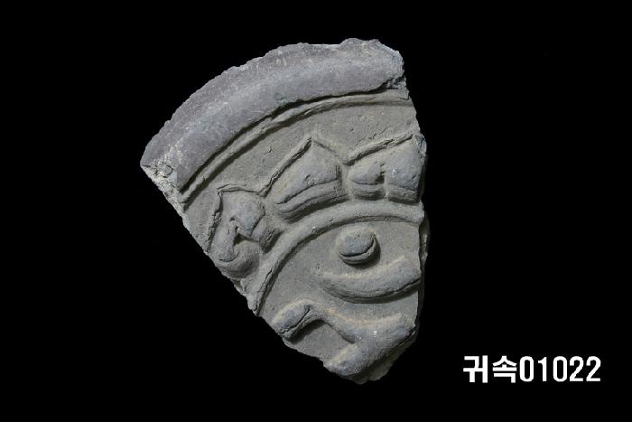 梵字文圓瓦當 이미지