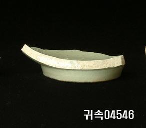 朝鮮 純白磁 鉢 底部片 이미지