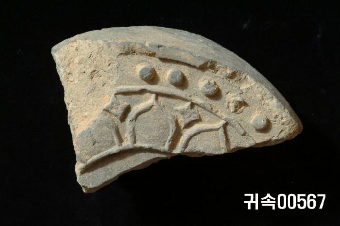 梵字文圓瓦當 이미지