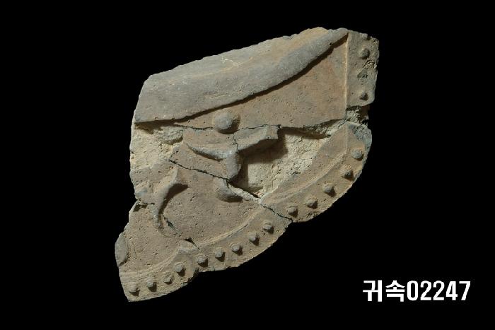 梵字文平瓦當 이미지