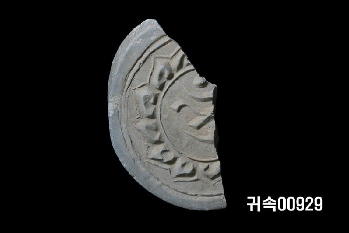 梵字文圓瓦當 이미지