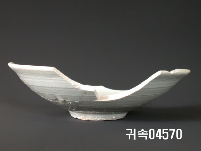 朝鮮 純白磁 楪匙 이미지