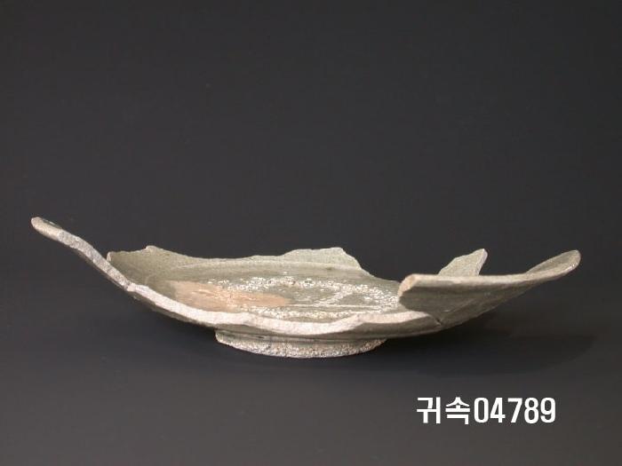朝鮮 純白磁 楪匙 片 이미지
