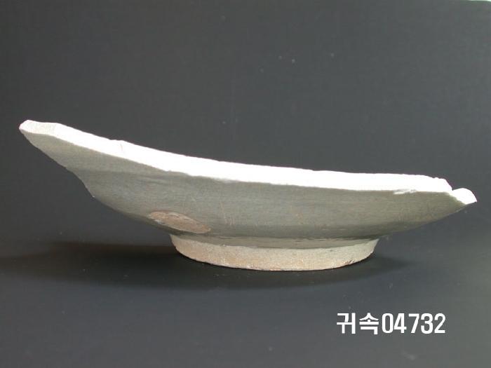 朝鮮 純白磁 楪匙 片 이미지