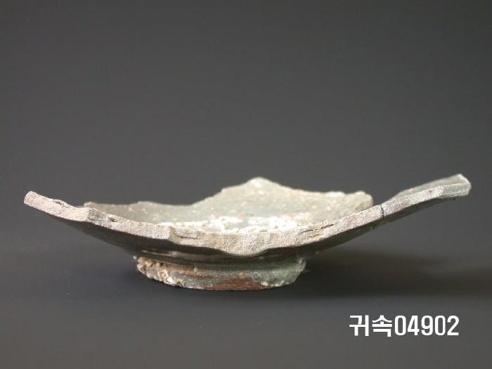 朝鮮 純白磁 楪匙 片 이미지