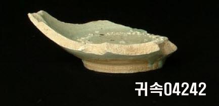 朝鮮 純白磁 鉢 底部片 이미지