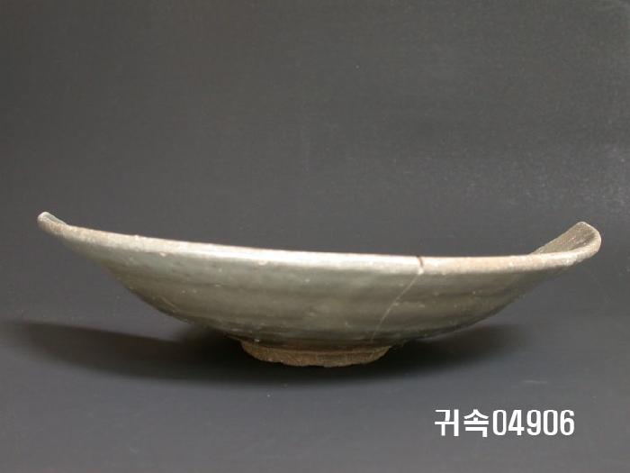 朝鮮 純白磁 楪匙 片 이미지
