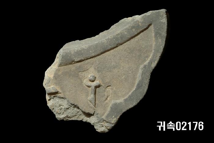 梵字文平瓦當 이미지