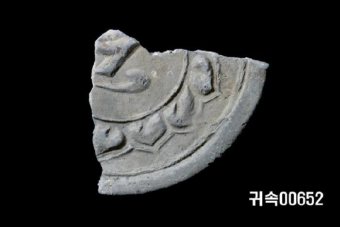 梵字文圓瓦當 이미지